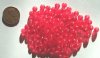 100 6mm Acrylic Transparent Bright Red